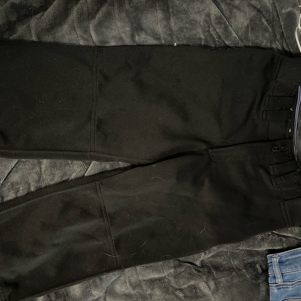 women’s black softball pants